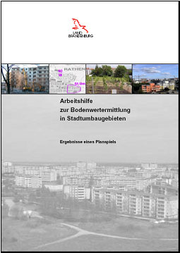 Titelbild für die Arbeitshilfe zur Bodenwertermittlung in Stadtumbaugebieten