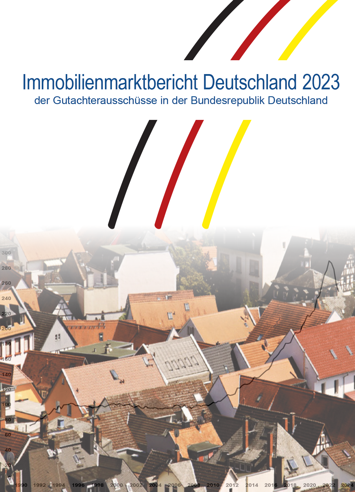 Deckblatt des Immobilienberichtes Deutschlands 2023